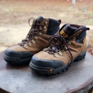 Caterpiller Steel Toe Boots 8.5